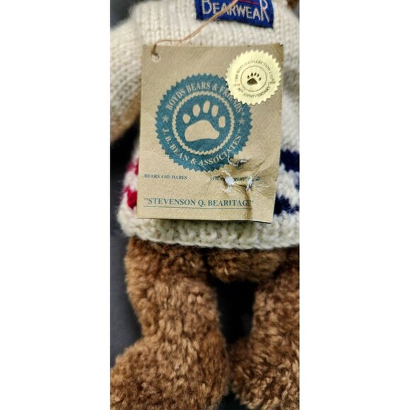 Boyds Teddy Bear Stevenson Q Bearitage with Sweater #91736 - Picture 4 of 10